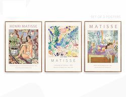 Henri Matisse Print Exhibition Poster Wall Art Set