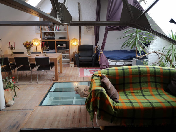Ghent, Belgium Artistic loft apartment with big sun terrace Entire loft vacation rental 583152348923190362