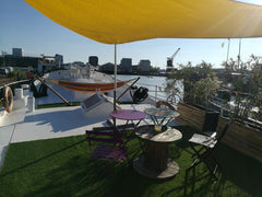 Un petit coin de paradis et de tranquillité sur l'eau, dans le cœur festif de Bo Bordeaux, France Péniche Quasar✨⚓💚 Le paradis c'est ici ! Houseboat vacation rental 659771130422479359