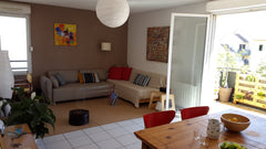 T2 grand séjour + 1 chambre lit double, exposé Est/Sud, sans vis-à-vis, terrasse Bordeaux, France T2 lumineux & calme - Gare St-Jean à 3 arrêts Tram Entire rental unit vacation rental 19955238