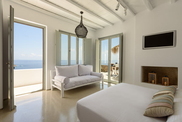 Mykonos living doesn’t get any more luxurious than this.<br /><br />An alluring  Athens, Greece The Summit of Mykonos -Royal Suite Outdoor Jacuzzi Entire condo vacation rental 35820639