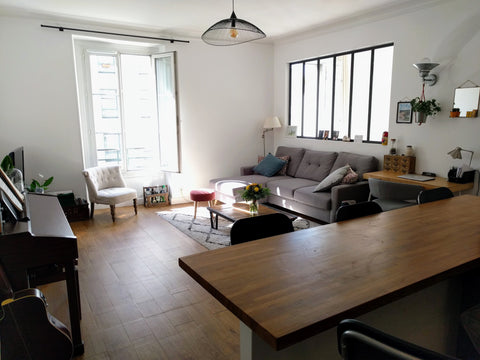 Grand appartement bien situé et spacieux de 56 m² possède 3 pièces de type loft  Paris, France Appartement 56m2, trois pièces type industriel Entire rental unit vacation rental 24482648