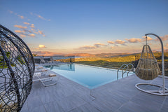 MSet high on a unique location, where the natural beauty of Crete meets the endl Chania, Greece Villa Argyrie, FREE car for October, pool, seaview Entire villa vacation rental 614287161381265096