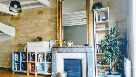 Located in the Chartrons district, this charming apartment with exposed stone is Bordeaux, France Charming duplex + Terrace in city center Entire rental unit vacation rental 17951523