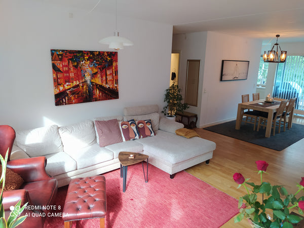 Enjoy this spacious and lovely apartment with large windows in Ørestad area. It' Copenhagen, Denmark Spacious home near Golf Park, Shopping & Metro Entire condo vacation rental 52071026