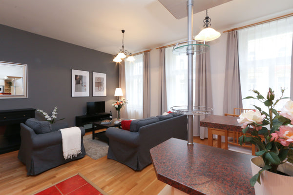 Fully furnished apartment, situated on the 2nd floor in a well maintained buildi Mníšek pod Brdy, Czechia Sazavska 6, # 4 Entire rental unit vacation rental 37267346