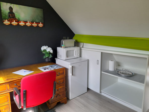 Celine et John vous acceuillent dans leur maison familliale . Chaleureuse chambr Zaventem, Belgium Chambre mezzanine avec frigo SDB privée zaventem Private room in bed and breakfast vacation rental 53248014