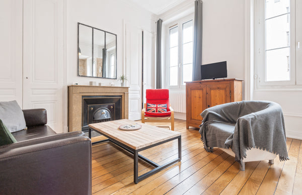 Close to Part Dieu Metro station, this revamped apartment is the perfect lodging  GuestReady - Bright and Cosy Loft near Part Dieu Entire rental unit vacation rental 14524801