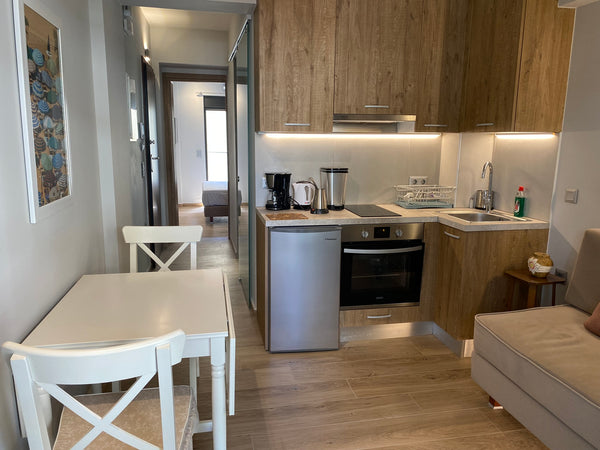 This modern apartment is 32 m2 and consist of opened plan sitting and dining are Chania, Greece Contemporary 1-bedroom apartment Entire rental unit vacation rental 589649880955288559