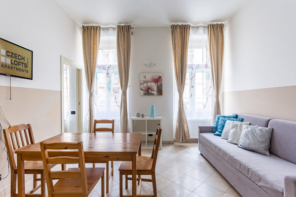 This clean,brigh and comfortable Apartment,7 minutes walk from Wenzel Square off Prague, Czechia NICE AND COZY APT in CENTRE! 7 min WENZEL SQ, A3 Entire rental unit vacation rental 13255722