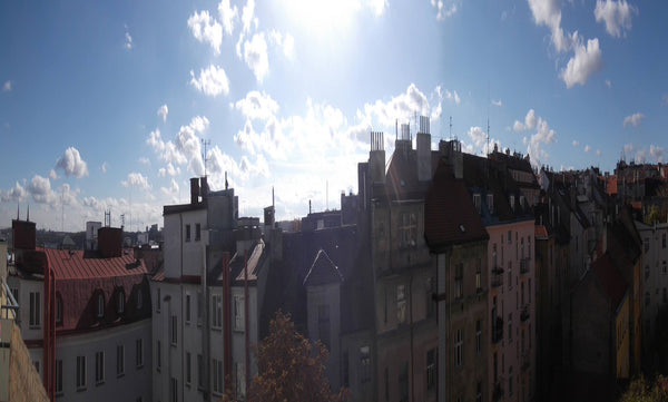 Top rooftop 6th floor of cosy 28m2 Studio fully furnished with elevator and magn Czechia LETNA Bright 