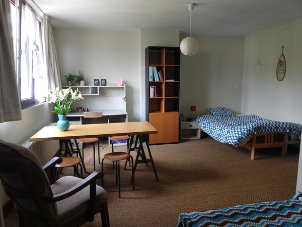 Large bedroom in classic 1930s Antwerp house. Kitchen, 2 bathrooms, terrace and  Antwerp, Belgium Bedroom in large antique house near parks+trams Private room in home vacation rental 1172826
