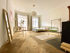 Spacious and  bright room in a lively shared flat, south side window front to a  Vienna, Austria Big bright room in a student flat Private room in rental unit vacation rental 41001868