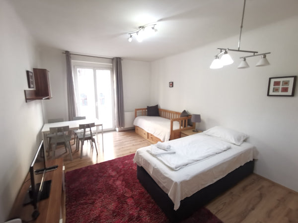 2 rooms.  <br />Each has one bed 100x200cm King size. <br /><br />In one room th Vienna, Austria Central and modern - Apartment near city center Entire rental unit vacation rental 799178