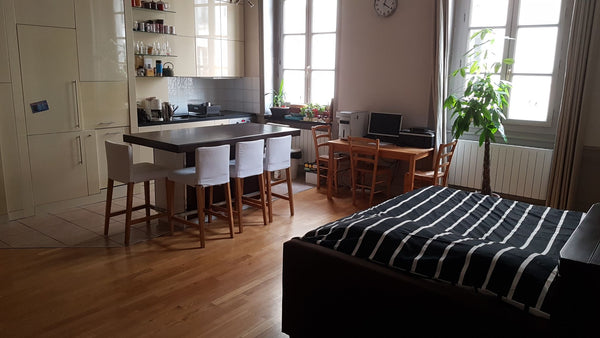 Cet appartement typiquement lyonnais cosy et calme est idéalement localisé, en p Lyon, France Bel Appartement en plein coeur de Lyon Entire rental unit vacation rental 17649246