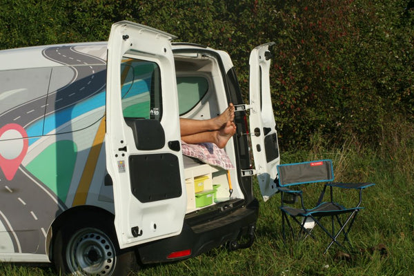 Be independent, take my car and go see the beauty of our country in the heart of Prague, Czechia Drive And Sleep - anywhere! Small camper for two. Camper/RV vacation rental 39140413