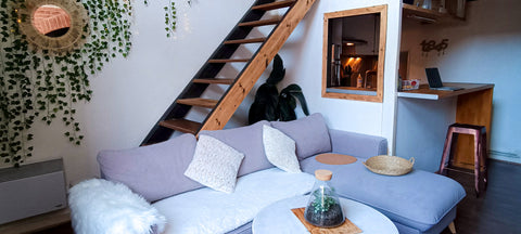 Duplex de charme dans un ancien chai bordelais à la pierre blonde typique de Bor France Duplex T2 de charme au coeur des Chartrons Entire rental unit vacation rental 16373177