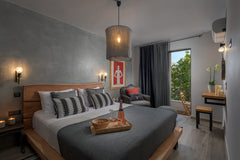 Take things easy with cosy nights at this modern, stylish retreat designed to br Rhodes, Greece Ruby🍓Suite:Suave Retreat Near Monuments in Rhodes Entire rental unit vacation rental 40662667