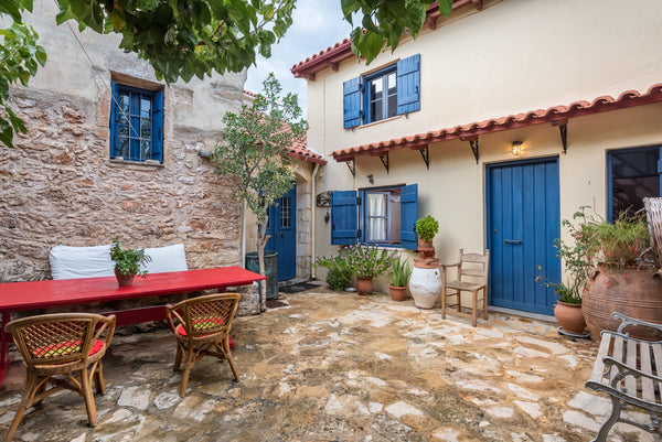 Hekate’s House is a renovated old stone house located in an idyllic setting in t Chania, Greece Bohemian country house for 8 persons Entire home vacation rental 53375688