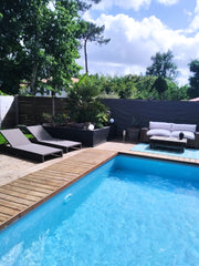 Villa individuelle avec piscine chauffée située à 20 min de Bordeaux et 30 min d Saint-Aubin-de-Médoc, France Villa piscine chauffée entre Océan et Bordeaux Entire home vacation rental 50143056