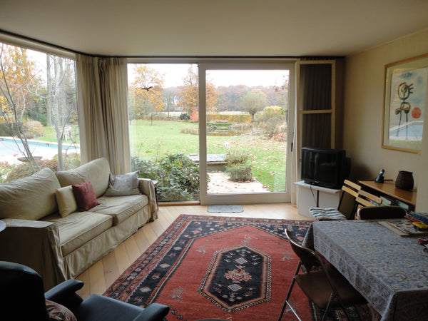 In a very quiet park environment a 50M2 studio with bathroom, bedroom and kichin Destelbergen, Belgium Garden studio Entire rental unit vacation rental 782514