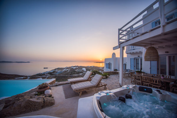 An exclusive villa, sculpted  “on the rocks”, situated at a most beautiful and p  Adella Villa with Pool & Private Outdoor Jacuzzi Entire villa vacation rental 40833061