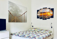x) classical victorian building with 3 meter high ceilings in a very quiet side   D30 City Apartment close to city center Entire rental unit vacation rental 52888214