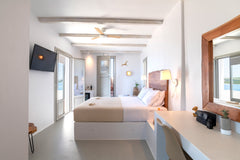 Fully renovated suite located on the first floor and features a private terrace   Paros Comfy - Double Suite Room in bed and breakfast vacation rental 34994772