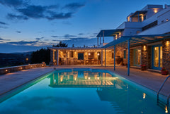 The Marble Villas is a 4 acres domain situated on the gentle slopes of Agios Fok Greece Marble Villas Cycladic home vacation rental 26509799