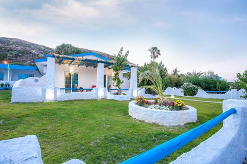 AEGEAN STYLE<br /> Ground floor house with yard and grass around, independent en Greece Faliraki Blue Villas (BLUE HOUSE 6 pers) Entire rental unit vacation rental 26489288