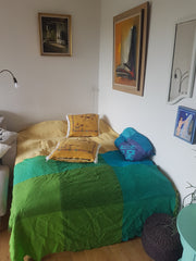 Real bed in the livingroom. For extra people there is the option for 1 to sleep  Copenhagen, Denmark Green and quiet area Shared room in rental unit vacation rental 3279601