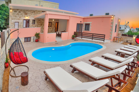 A traditional stone build villa consisting of 2 separate 2 bedroom apartments, u Chania, Greece Traditional Stone Built Villa*Private Pool Entire villa vacation rental 41892609