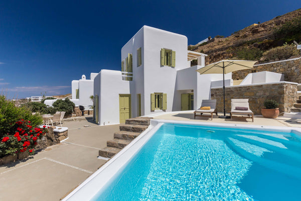 Set on a hill overlooking the Aegean Sea, Villa Mira has breath-taking views at  Athens, Greece Villa 