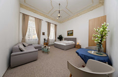 These private apartments are situated on the ground floor of an apartment house  Hlavní město Praha, Czechia Apartment U Cisare no.6 Entire rental unit vacation rental 41433827