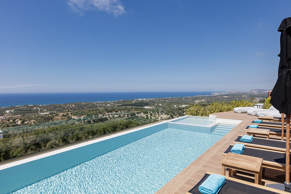 Overlooking the Aegean Sea, Villa Tina provides a serene retreat for recharging  Rethimnon, Greece Brand new villa: full privacy and scenic sea views Entire villa vacation rental 48276212