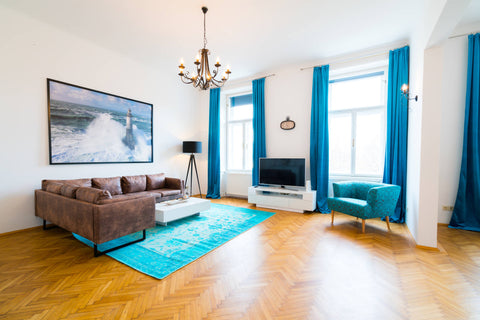 Apartment with 3 bedrooms, living room, 2 WCs on 165qm, high quality and classic Vienna, Austria Vienna Residence | Gigantic luxury apartment with view of the green and directly at the tram stop #6348 Entire rental unit vacation rental 43264819