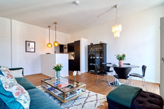 This bright and airy modern apartment is located in the heart of the city centre Copenhagen, Denmark Modern Scandinavian flat in the heart of Cph Entire rental unit vacation rental 29111256