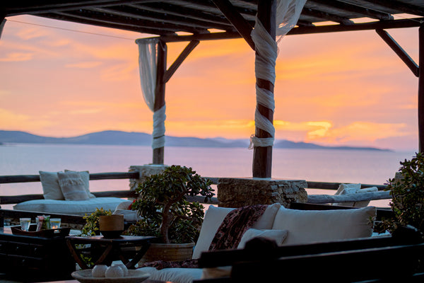 Easy summer living with large shared pool and close to Ornos Beach! <br /> <br / Greece Villa Delos Sunset View by Whitelist Mykonos Entire villa vacation rental 40561208