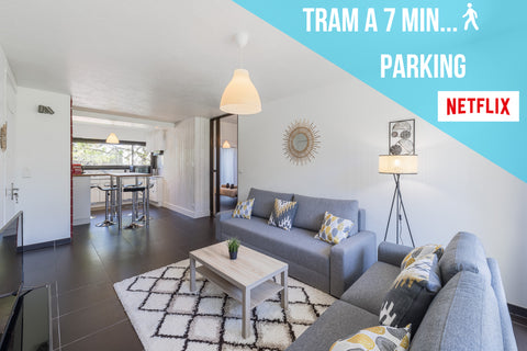 Pour vos séjours professionnels ou privés, venez profiter de notre logement Le C Bordeaux, France Aux portes de Bordeaux★Le Compostelle★MindUrGuest Entire rental unit vacation rental 50097072