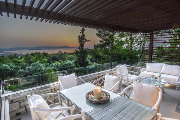 Nuzzled in a verdant landscape of 2000 m2, Villa Evangelia is a luxury villa in   Villa Evangelia Entire villa vacation rental 19842292