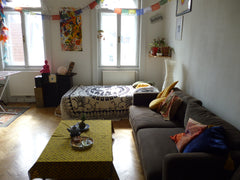 For our guests we have:<br />1 bedroom (double bed)<br /><br />We are located ri Vienna, Austria Homely and bright apartment Shared room in rental unit vacation rental 33384458
