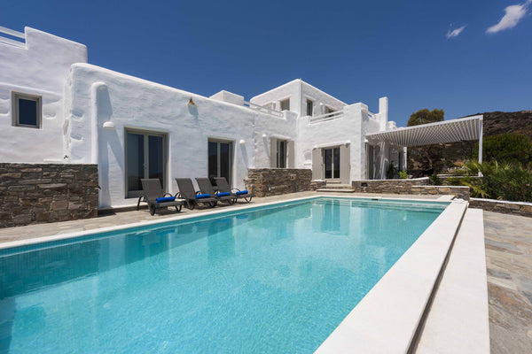 What makes this complex unique is that it combines privacy and common spaces for  Panoramic Seaview Pool Villa. 2km to Aliki Town Entire home vacation rental 49089106
