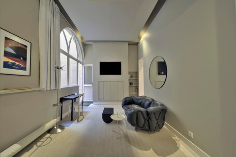 Le Nuage is a beautiful 40 m² studio located on the 1st floor of a beautiful sto Rennes, France LE NUAGE - Cosy Apt near Triangle d'Or Bordeaux Entire rental unit vacation rental 50695843
