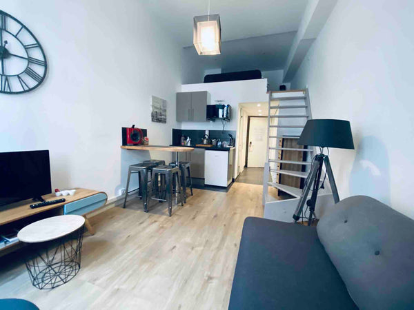 Mon logement est idéalement situé (30 mètres de la rue Mercière, 150 mètres du p Lyon, France Studio Mezzanine Hyper-centre Entire rental unit vacation rental 18574468