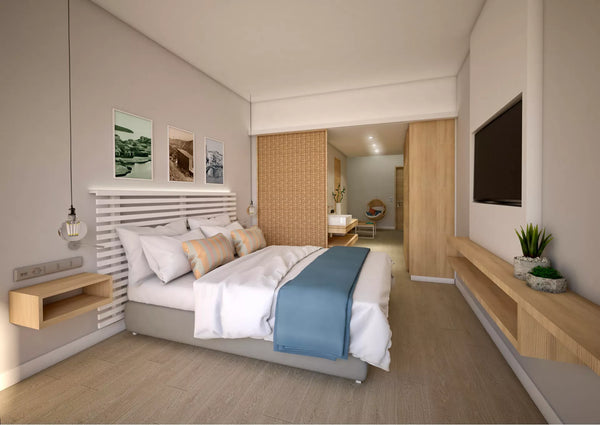 They consist of 2 rooms which may accommodate up to 3 people. Their size is 40-5 Rethimnon, Greece Superior Apartment With Sea View Private room in rental unit vacation rental 575056428122689580