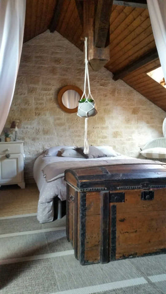 Maison arcachonnaise dans laquelle vous pourrez disposer d'une chambre cosy. Ell France Maric Home Chambre n°2 à l’étage. Private room in home vacation rental 28098143