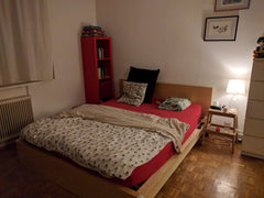 30qm apartment with fully equipped kitchen and bathroom with bathtub. Two minute Vienna, Austria Last Minute cozy 30qm Apartment Entire rental unit vacation rental 22368974