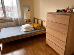 Private room in a 90m2 apartment in Ixelles, with elevator, spacious living room Brussels, Belgium Chambre lumineuse dans un appartement à Ixelles Private room in rental unit vacation rental 33137345