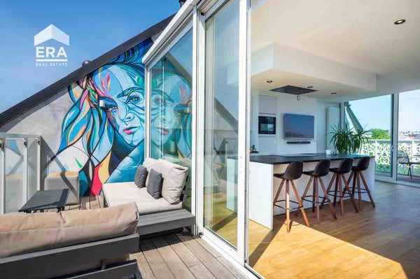Luxurious duplex apartment in the city center. Elevator brings you straight into Antwerp, Belgium Luxurious duplex apartment in city center Entire rental unit vacation rental 36296863