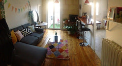 Appartement cosy traversant lumineux très bien exposé de 75m2 avec terrasse. Gra Paris, France Charmant appartement cosy avec grande chambre Private room in rental unit vacation rental 20556390